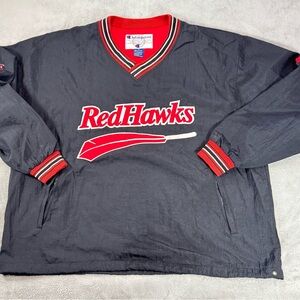 Champions Red Hawks Black Pullover Size XL